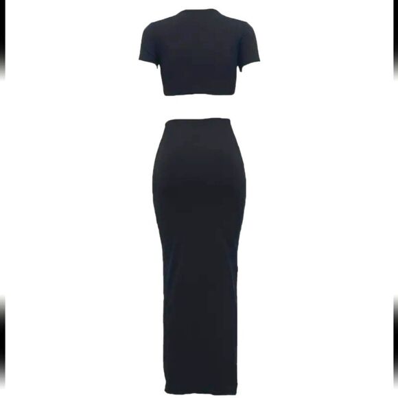 Ladies cut-out 2pc bodycon skirt set sz Large - Picture 5 of 5